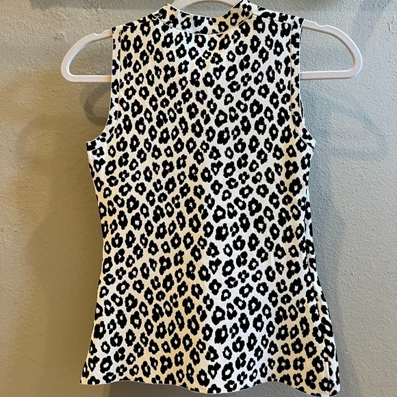Theory Leopard Print Shell Top - Picture 2 of 4